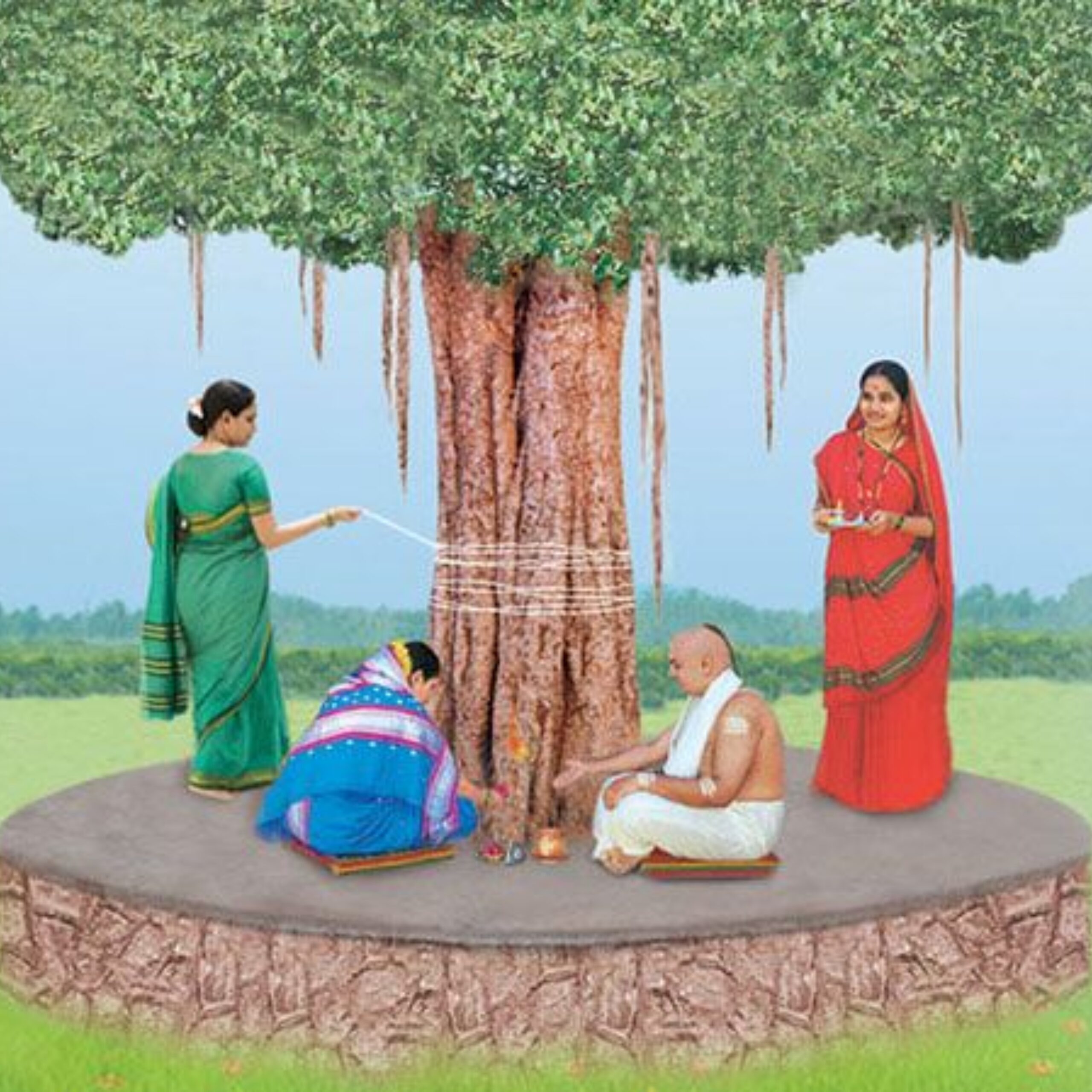 You are currently viewing Vat Savitri Vrat Puja Vidhi: वट सावित्री व्रत पर वट वृक्ष की पूजा कैसे करें? यहां जानें आसान विधि